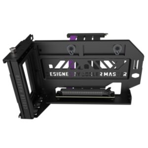 Cabinet Supporto Per Vga Cooler Master Mca-u000r-kfvk03 Vertical Graphics Card Holder Kit V3 Nero Tutte Le Vga Fino A 3 Slot