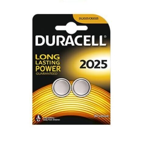 Duracell Pile Cr2025 3v Pz.2 In Blister