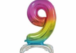 Palloncino Mylar N. 9 Standing Rainbow