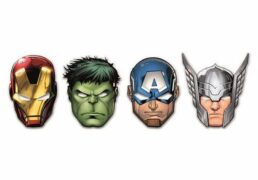Maschere Avengers Mighty In Busta 6pz