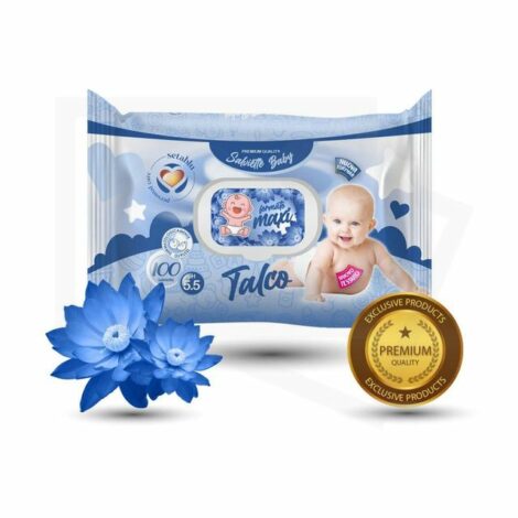 Salviette Baby Talco 100pz New