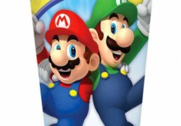 Bicchieri Carta 240ml 8pz Super Mario