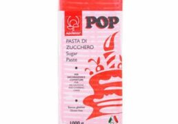 Pasta Zucchero 1kg Pop Rosso Fuoco