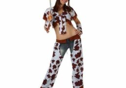 Costume Da Cow Girl Adulto