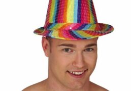 Cappello Gangster Paillettes Multicolore