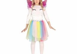 Costume Rainbow Unicorn 7 - 9 Anni