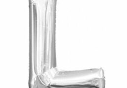 Palloncino Foil 40cm Lettera L - Silver