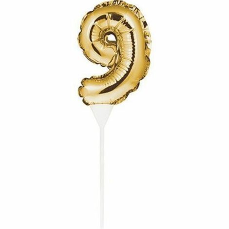 Palloncino Oro 23x9cm N.9