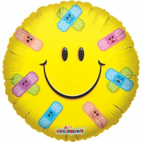 Palloncino Mylar Smile Con Cerotti 45cm