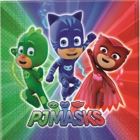 Tovaglioli 33x33 Pz.20 Pj Masks