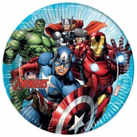 Piatti Cm.23 Pz.8 Avengers Mighty