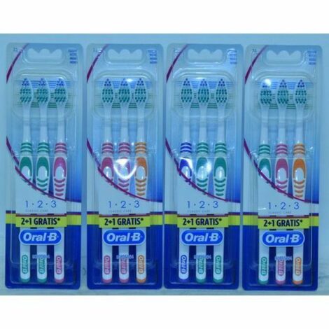 Oral-b Spazzolino Classic Medium 3pz