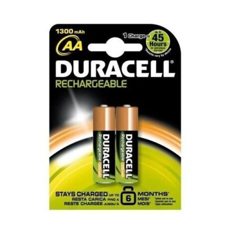 Duracell Stilo Ricaricabili 1300mah 2pz