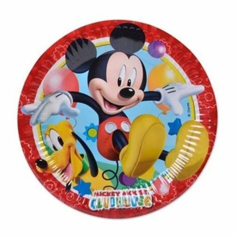 Piatti Cm.20 Pz.8 Playfull Mickey