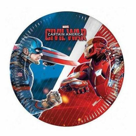 Piatti Cm.20 Pz.8 Avengers Civil War