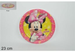 Piatti Carta 8pz Minnie New 23cm