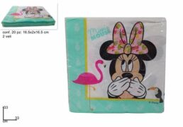 Tovaglioli Carta 20 Pz 33x33 Minnie Trop