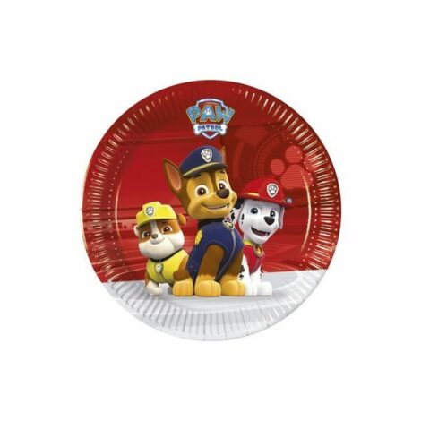 Piatto Piano Cm.20 Pz.8 Paw Patrol