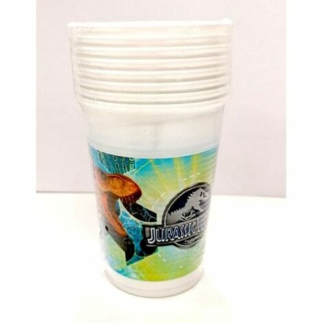 Bicchieri Pl. 200ml 8pz Jurassic World 2