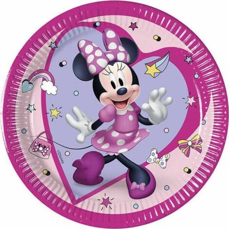 Piatti Carta Minnie Junior Cm.20 8pz