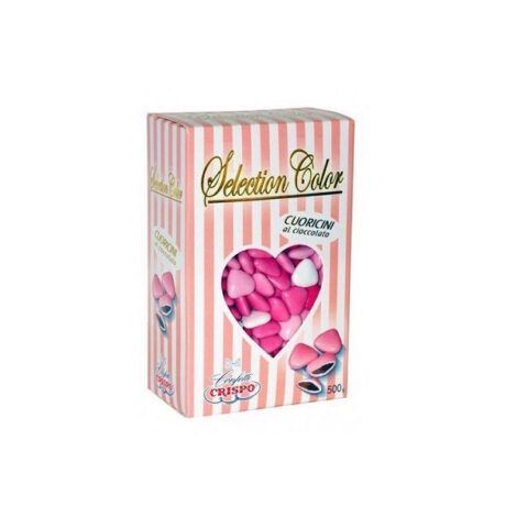 Confetti Crispo Cuoricini Rosa    500gr