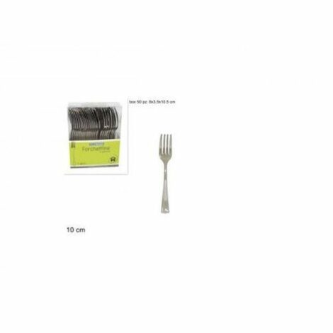 Mini Forchettine Plastica Trasp. 24pz