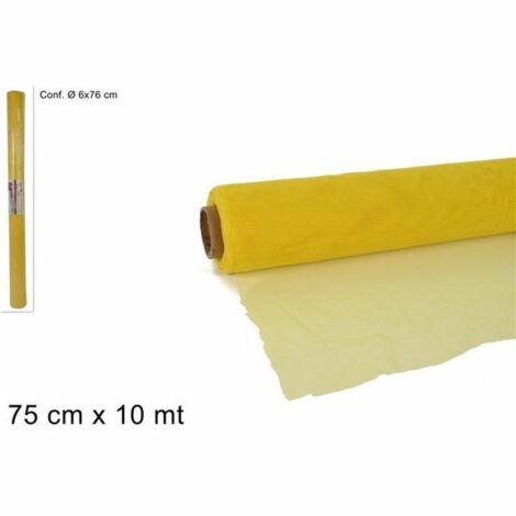 Rotolo Tulle Giallo N.9 75cmx10mt