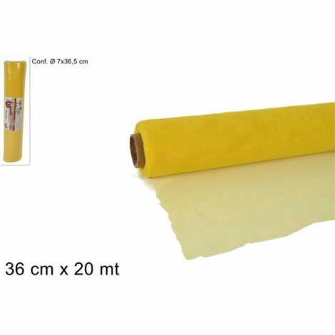 Rotolo Tulle 36cmx20mt Giallo N.9