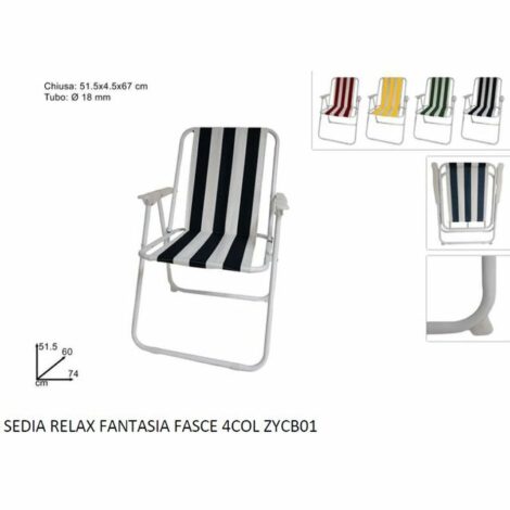 Sedia Relax Fantasia 4col