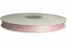 Nastro Battesimo 10mm 50mt Rosa