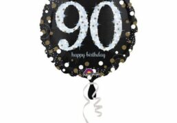 Palloncino Mylar H.b. 90 Anni Scintill.