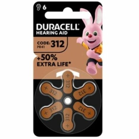 Duracell Pila Acustica Easy Tab312 Pz.6