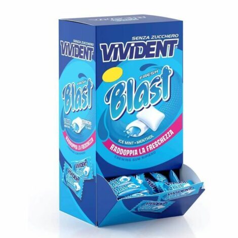 Vivident Blast Ice Mint Chewing G  (200)