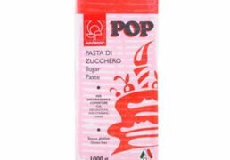 Pasta Zucchero 1kg Pop Rosso Fuoco