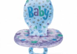 Palloncino Mylar Baby Boy Ciuccio S/shap