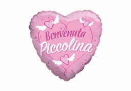 Palloncino Mylar Benvenuta Piccolina Cuo