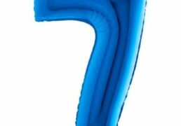 Palloncino Mylar N. 7 Blu Mega 101cm