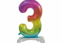 Palloncino Mylar N. 3 Standing Rainbow