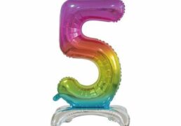 Palloncino Mylar N. 5 Standing Rainbow