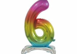 Palloncino Mylar N. 6 Standing Rainbow