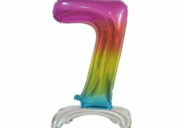 Palloncino Mylar N. 7 Standing Rainbow