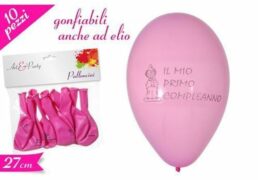 Palloncino Primo Compleanno 10pz Rosa