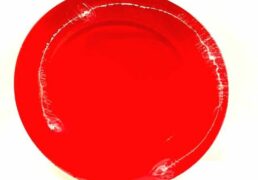 Piatti Dessert Cm.18 Pz.10 Rosso Co