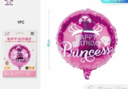 Palloncini Princess H/birthday 45cm Viol