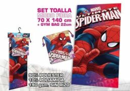 Telo Microfibra C/borsa Regalo Spiderman